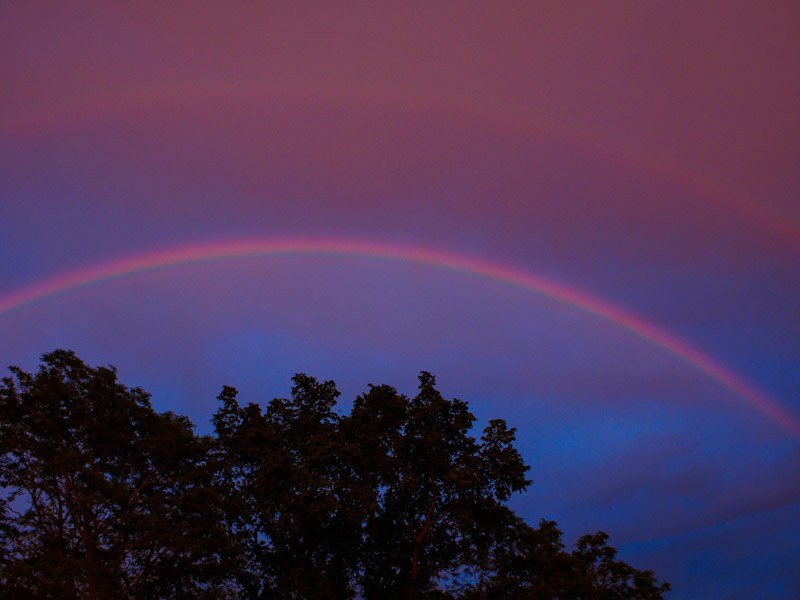 rainbow finish